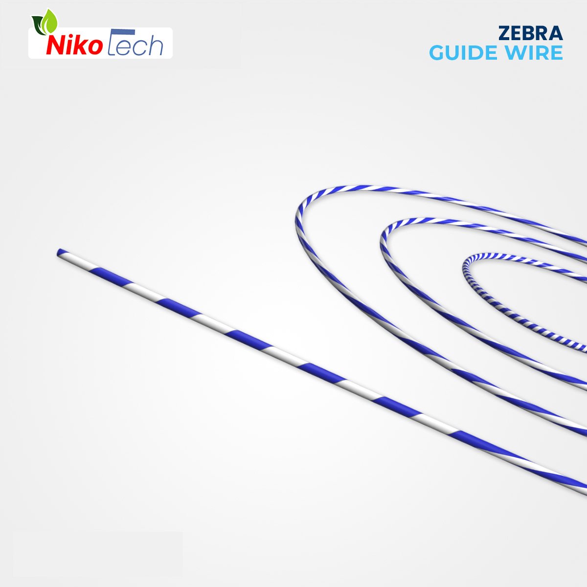 Hydrophilic Zebra Guide Wire